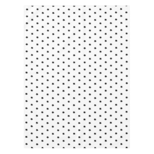 Eenvoudige grafische monochromatische kerstster tafelkleed (Voorkant)