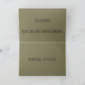 Eenvoudige Grappige Generieke Kerst Kaart (Binnen)