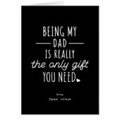 Eenvoudige grappige vaders dag zijnde mijn vader f (Voorkant)