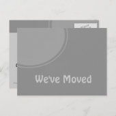 Eenvoudige Grey bewegende aankondiging (Voorkant / Achterkant)