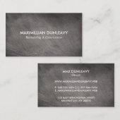 Eenvoudige grijze constructie visitekaartje (Voorkant / Achterkant)