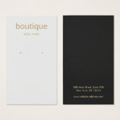 Eenvoudige grijze, moderne, langwerpige schermkaar visitekaartje (Voorkant /achterkant)