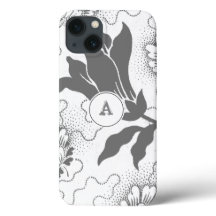 Eenvoudige grijze, witte platte afdrukken met mono