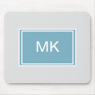 Eenvoudige Grijze Zigzag Muismat