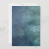 Eenvoudige groen geometrische bruiloft kaart (Achterkant)