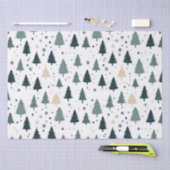 Eenvoudige groene kerstboom tissuepapier (Craft)