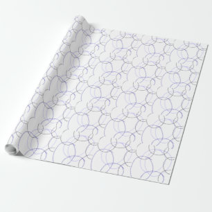 Eenvoudige groene waterverf abstract logo tekst mi cadeaupapier
