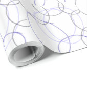 Eenvoudige groene waterverf abstract logo tekst mi cadeaupapier (Rol Hoek)