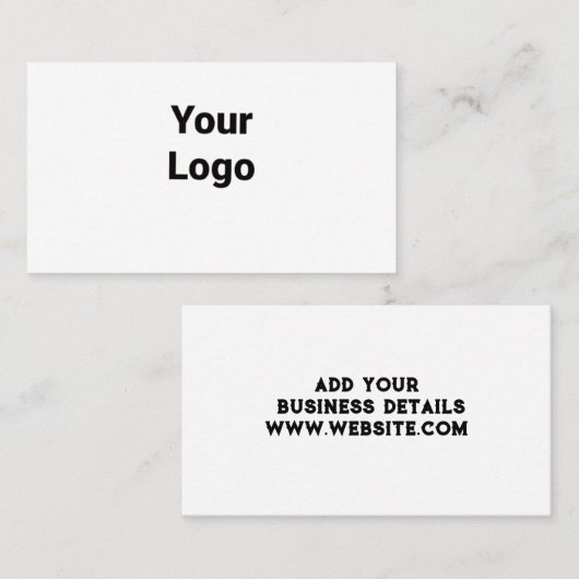 Eenvoudige groene waterverf abstract voeg logo toe visitekaartje (Voorkant / Achterkant)