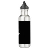 Eenvoudige groene waterverf abstract voeg logo toe waterfles (Rechts)