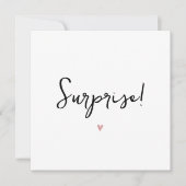 Eenvoudige Grootouders Zwangerschapsaankondiging K Aankondiging (Voorkant)