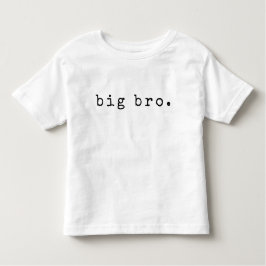 Eenvoudige 'grote broer'. Ssiblings T-shirt voor T