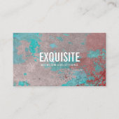 Eenvoudige Grunge Textuur Visitekaartje (Voorkant)