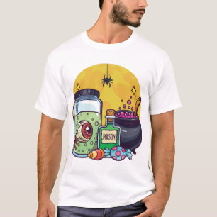 eenvoudige Halloween-kostuum Halloween stemming T-shirt