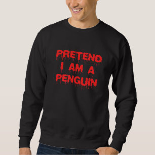 Eenvoudige Halloween Pinguïn Kostuum Doe alsof ik Trui