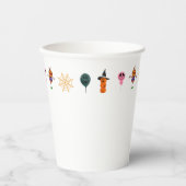 Eenvoudige Halloween Pompoen gezicht spook enge pa Papieren Bekers (Voorkant)