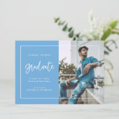 Eenvoudige handgeschreven aankondiging van het Afs (Staand voorkant)