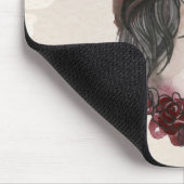 Eenvoudige handgetekende Dia de los Muertos | Muis Muismat (Hoek)