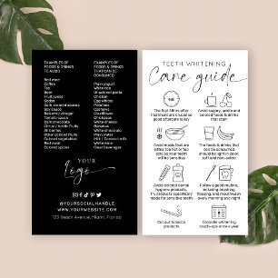 Eenvoudige handleiding voor Logo in script - White Visitekaartje