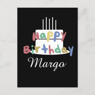Eenvoudige handlettering voor verjaardag briefkaart