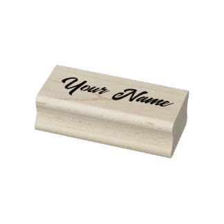 Eenvoudige handtekening handgeschreven aangepaste rubberstempel
