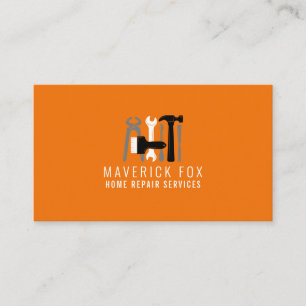 Eenvoudige handyman Home Repair Clean Moderne tool Visitekaartje