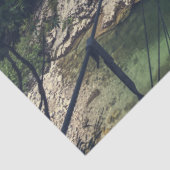 Eenvoudige hangbrug over de Idrijca, handschoen Tissuepapier (Detail)