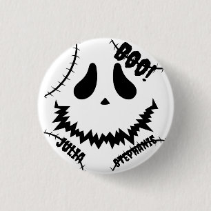 Eenvoudige Happy Halloween Boo familie en vrienden Ronde Button 3,2 Cm