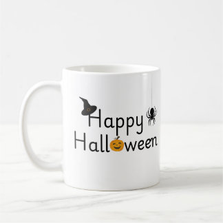 Eenvoudige Happy Halloween-Mok Koffiemok