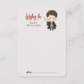 Eenvoudige Harry Potter Baby shower Enclosure Kaar Informatiekaartje (Voorkant)