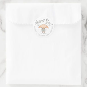 Eenvoudige Harry Potter Baby Shower Ronde Sticker