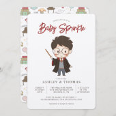 Eenvoudige Harry Potter Baby Sprinkle Kaart (Voorkant / Achterkant)