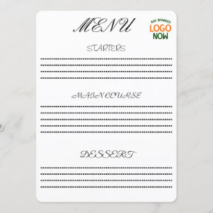 EENVOUDIGE HEDENDAAGSE SCHONE WITTE MODE CLIENT MENU