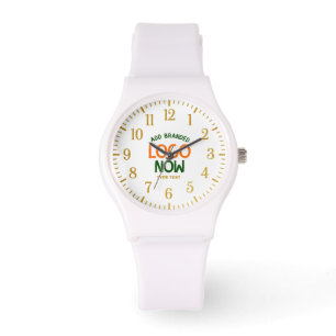 EENVOUDIGE HEDENDAAGSE SCHONE WITTE MODIEUZE CLIEN HORLOGE