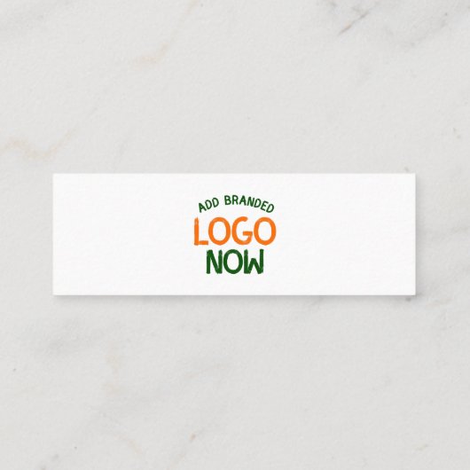 EENVOUDIGE HEDENDAAGSE SCHONE WITTE MODIEUZE CLIEN MINI VISITEKAARTJE (Achterkant)