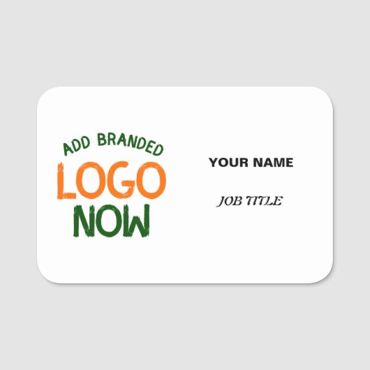 EENVOUDIGE HEDENDAAGSE SCHONE WITTE MODIEUZE CLIEN NAAMPLAATJE (Voorkant)