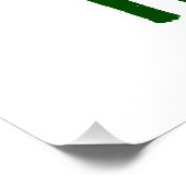 EENVOUDIGE HEDENDAAGSE SCHONE WITTE MODIEUZE CLIEN PERFECT POSTER (Hoek)