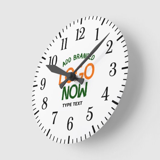 EENVOUDIGE HEDENDAAGSE SCHONE WITTE MODIEUZE CLIEN RONDE KLOK (Hoek)