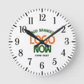 EENVOUDIGE HEDENDAAGSE SCHONE WITTE MODIEUZE CLIEN RONDE KLOK (Voorkant)