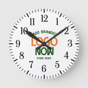 EENVOUDIGE HEDENDAAGSE SCHONE WITTE MODIEUZE CLIEN RONDE KLOK