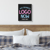 EENVOUDIGE HEDENDAAGSE SCHONE ZWARTE MODIEUZE CLIE CANVAS AFDRUK (Insitu (Slaapkamer))