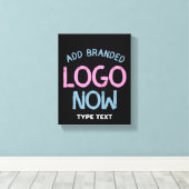 EENVOUDIGE HEDENDAAGSE SCHONE ZWARTE MODIEUZE CLIE CANVAS AFDRUK (Insitu (Houten vloer))