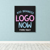 EENVOUDIGE HEDENDAAGSE SCHONE ZWARTE MODIEUZE CLIE CANVAS AFDRUK (Insitu (Houten vloer))