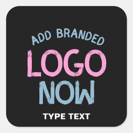 EENVOUDIGE HEDENDAAGSE SCHONE ZWARTE MODIEUZE CLIE VIERKANTE STICKER (Voorkant)