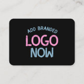 EENVOUDIGE HEDENDAAGSE SCHONE ZWARTE MODIEUZE CLIE VISITEKAARTJE (Achterkant)