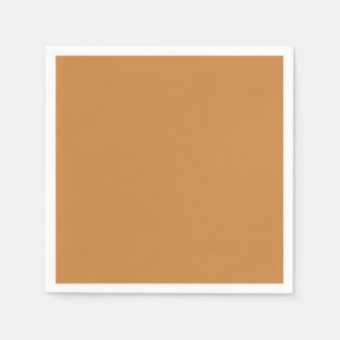 Eenvoudige herfst effen kleur effen pastel koper servet