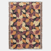 Eenvoudige herfst laat donker deken (Voorkant Verticaal)