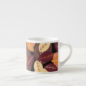 Eenvoudige herfst laat donker espresso kop (Rechts)