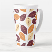 Eenvoudige herfst laat latte Mok over (Rechterhoek)