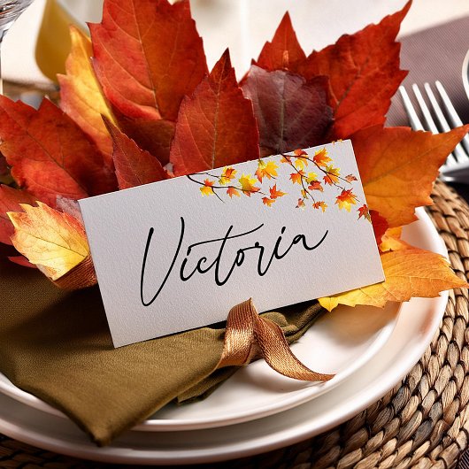 Eenvoudige herfstbladeren
